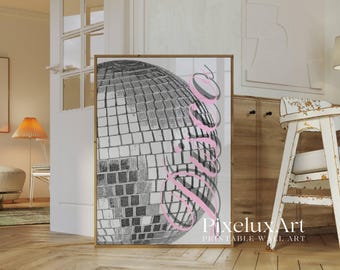 Set of 3 Pink Leopard Wall Art, image 3