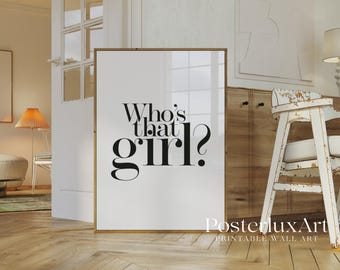 Who’s That Girl Poster, image 2
