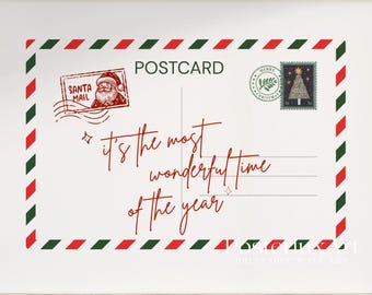 Christmas Postcard Wall Art, image 5