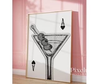 Dirty Martini Glass Print, image 5