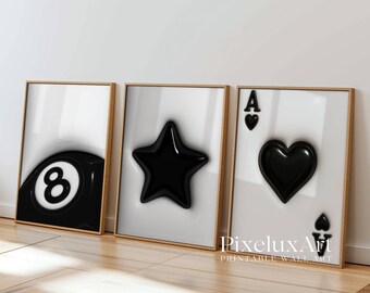 Set of 3 Hypebeast Wall Art, image 2