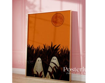 Ghosts in the Field Halloween Wall Art, image 6