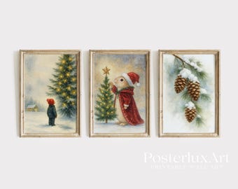 Christmas Wall Art Set of 6, image 3