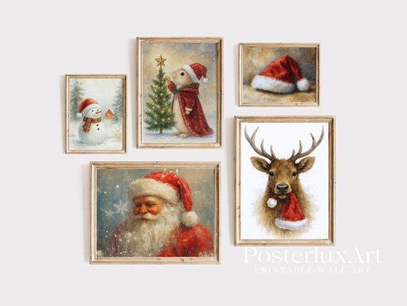 Christmas Wall Art Set