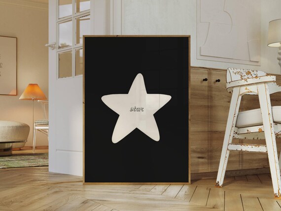 Hand Drawn Star Wall Art