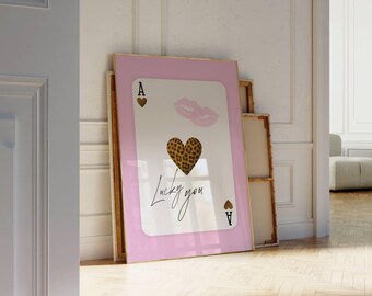 Preppy Cheetah Trendy Poster Set, image 4