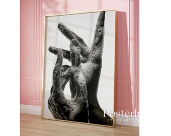 Stockholm Style Minimalist Hand Art Print, image 4