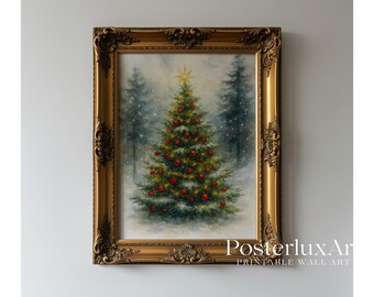 Vintage Christmas Wall Art Set, image 6