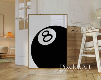 Modern 8 Ball Print, image 2