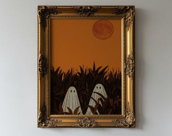 Ghosts in the Field Halloween Wall Art, image 1