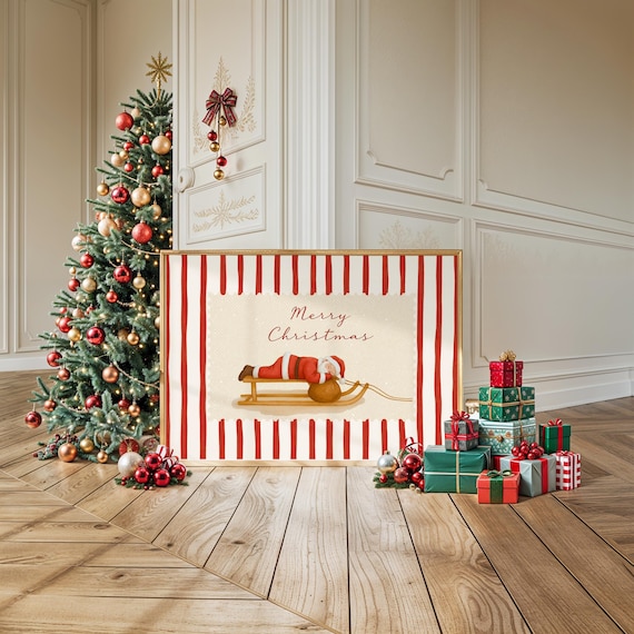 Santa Christmas Wall Art