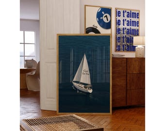 Stockholm Style Sailboat Wall Art, image 5