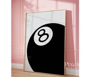Modern 8 Ball Print, image 5