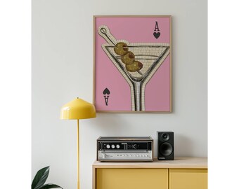 Pink Dirty Martini Art Print, image 6