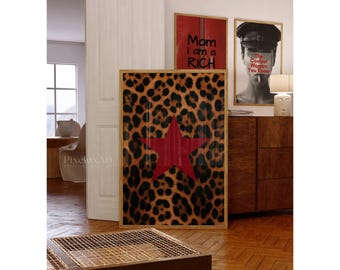 Leopard Star Wall Art, image 2