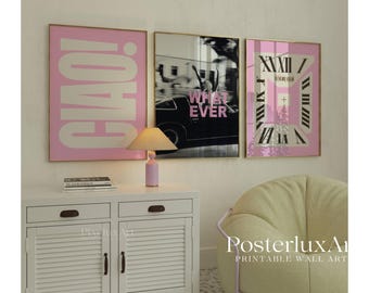 Pink Leopard Wall Art Set, image 3