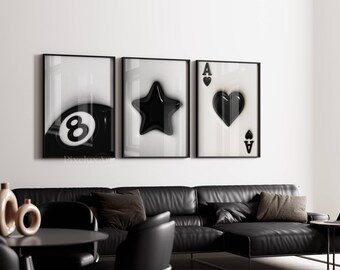 Set of 3 Hypebeast Wall Art, image 1