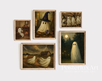 Ghost Halloween Wall Art, image 1