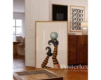 Witch Boots Wall Art Print, image 3