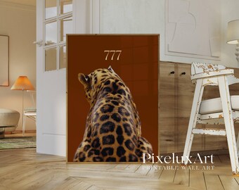 Brown Leopard Wall Art Set, image 3