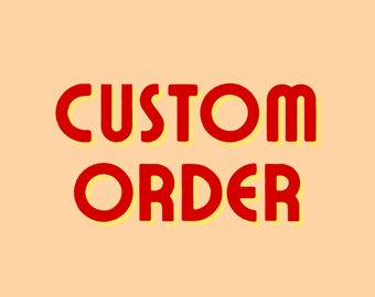 Custom Order for Personalize Poster (1 Pcs), image 1