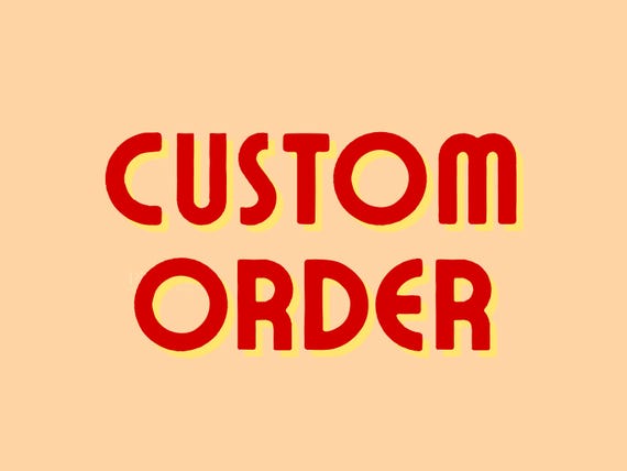 Custom Order for Personalize Poster (1 Pcs)