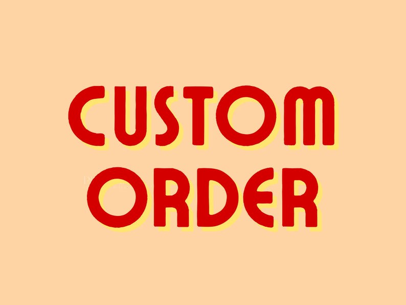 Custom Order for Personalize Poster (1 Pcs)