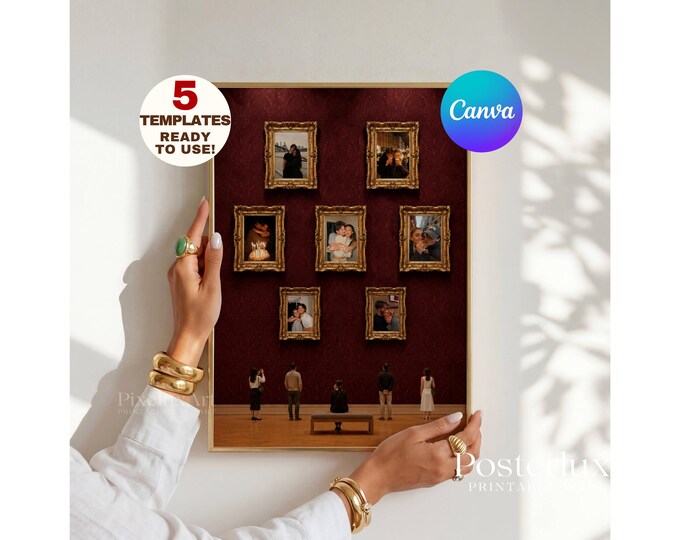 Custom Photo Gift Template, DIY Museum Of Us Poster…