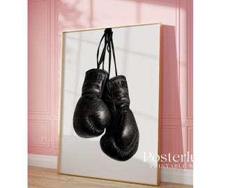 Black Boxing Gloves Wall Art, image 4