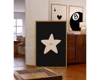 Hand Drawn Star Wall Art, image 2