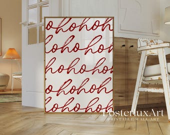Ho Ho Ho Christmas Wall Art, image 4