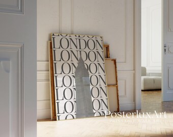 Stockholm Style London Typography Poster, image 3