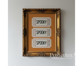 Vintage Halloween Wall Art Set, image 5
