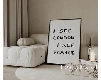 Funny Bathroom Wall Art, image 1