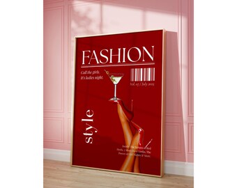 High Heels Martini Wall Art, image 6