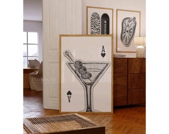 Dirty Martini Glass Print, image 2