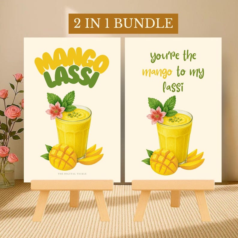Mango Lassi Sign, Indian Wedding Decor (digital Download) - Etsy
