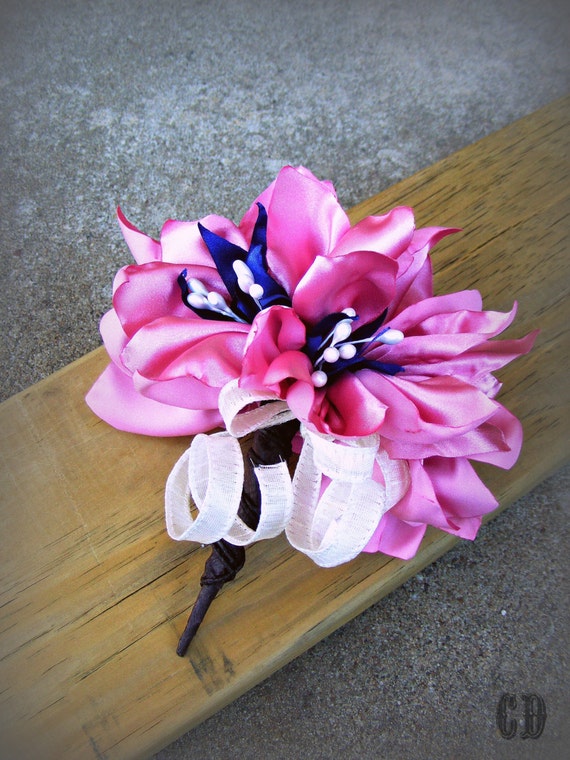 Items similar to Custom Bridesmaids Bouquet, Flower Arrangement, Fabric