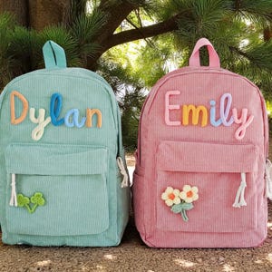 Personalized Kids Backpacks with Embroidered Name, School Bags, Custom Toddler Backpacks, Back to School gifts, Kids Backpacks, Kids Gifts