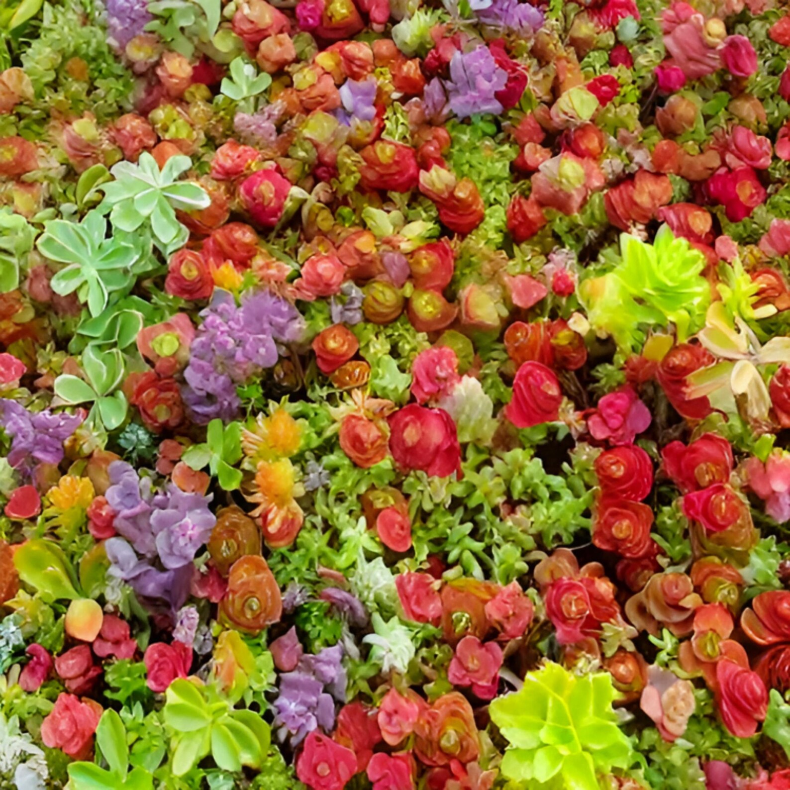 100 Mixed Sedum Seeds | Stonecrop Succulent Mix | Easy Groundcover