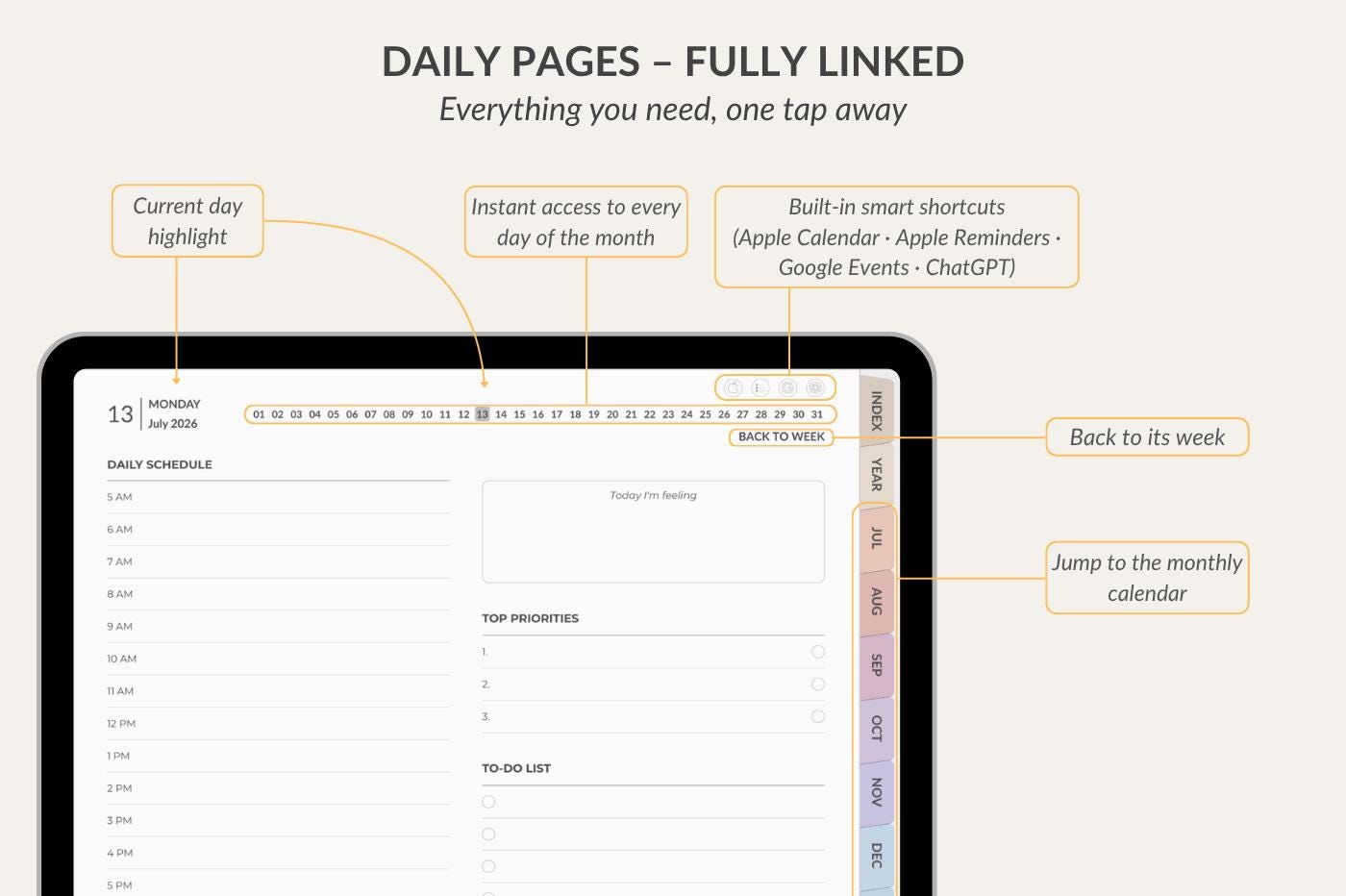 2026-2027 Student Planner | Sunday Start Digital Planner | 496 ...