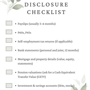 Lista de verificação de divórcio - Tudo o que você precisa pensar em folhas atraentes e fáceis de imprimir
