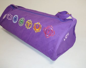 Yoga Large Mat Bag with Chakra Embroidery