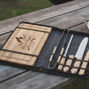 Planche à Découper En Bambou Gravée "Super Boucher" - 30x20 Cm, Idéale Plateau Apéro Ou Cadeau Homme