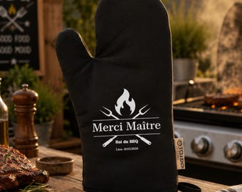 Gepersonaliseerde barbecuehandschoen - Cadeau voor de leerkracht - Einde schooljaar cadeau - Origineel cadeau voor de leerkracht - Bedankcadeau voor de leerkracht - Cadeau voor de leerkracht