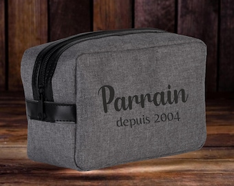 Personalized Godfather Toiletry Bag, Personalized Godfather Gift, Godfather Gift, Godfather Kit, Godfather Birthday Gift