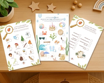 Nature Scavenger Hunt Checklist | Outdoor Learning, Forest School (Printable PDF)