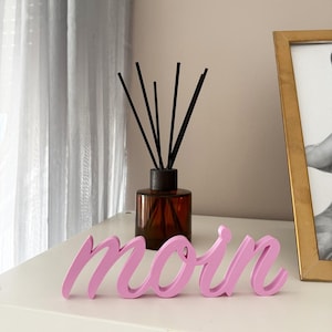 STL file 3D lettering moin - decorative stand 3D printing