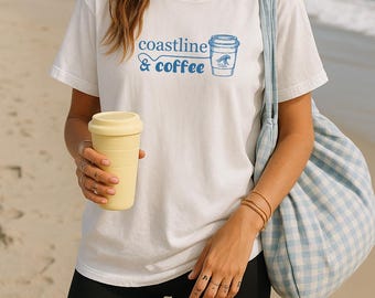 T-shirt unisexe en coton Coastal & Coffee