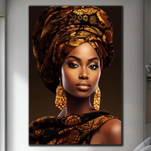 African Wall Art, African Women Wall Art, Ethnic African Tempered Glass, Glass Print Wall Art, Ethnic Glass Wall Art, Home Decor